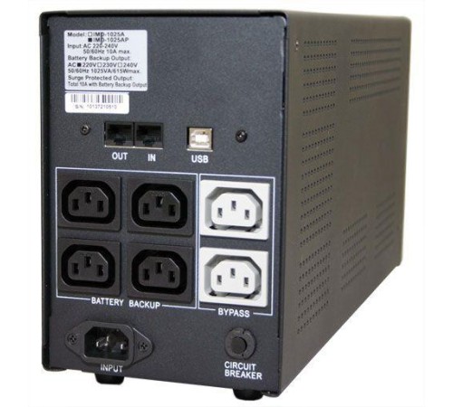 Источник бесперебойного питания Powercom Back-UPS IMPERIAL, Line-Interactive, 3000VA/1800W, Tower, 6*IEC320-C13 (6 batt), USB (747928)