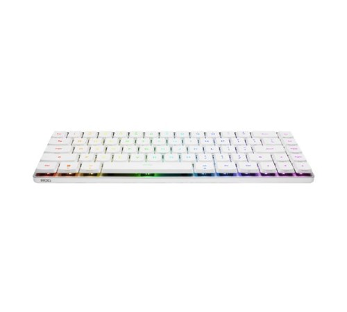 Клавиатра ASUS FALCHION RX LP, 2.4 GHz RF, Bluetooth, 65%, PBT, White