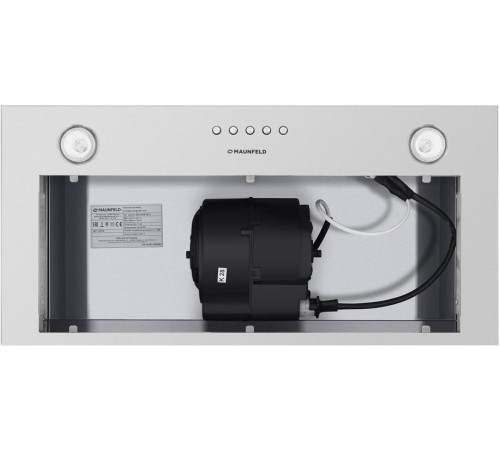 ВЫТЯЖКА MAUNFELD CROSBY SINGL 60 INOX/ Тип: полновстраиваемая, Цвет: нержавеющая сталь, Управление: кнопочное, Ширина, мм: 598, Полная потребляемая мощность, Вт: 190, Количество скоростей: 3, Максимальная производительность, м3/ч: 850, Диаметр воздуховода