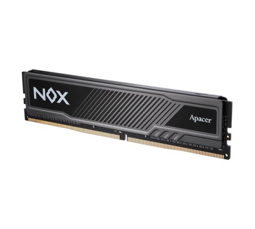 Оперативная память Apacer  DDR4  16GB  3200MHz DIMM NOX Black Gaming Memory (PC4-25600) CL16 1.35V Intel XMP 2.0, Heat Sink (Retail) 1024*8  3 years (AH4U16G32C28YMBAA-1)
