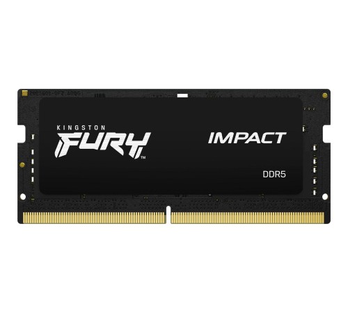 Память оперативная/ Kingston 8GB 4800MT/s DDR5 CL38 SODIMM FURY Impact PnP Память оперативная/ Kingston 8GB 4800MT/s DDR5 CL38 SODIMM FURY Impact PnP