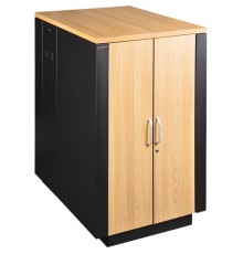 Шкаф Шкаф LANMASTER SOUNDPROOF звукоизолированный 18U 750x1130 мм, отделка под дерево, цвет лиственница