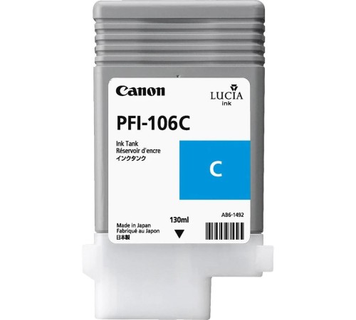 Картридж/ PFI-106C Cyan Картридж/ PFI-106C Cyan