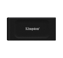 Твердотельный накопитель/ Kingston External SSD XS1000, 1000GB, Type-C/A, USB 3.2 Gen 2, R/W 1050/1000MB/s, 70x33x14mm, 29g., Black (60 мес)