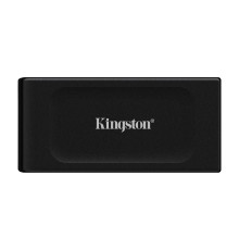 Твердотельный накопитель/ Kingston External SSD XS1000, 1000GB, Type-C/A, USB 3.2 Gen 2, R/W 1050/1000MB/s, 70x33x14mm, 29g., Black (60 мес)