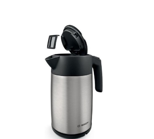 Чайник BOSCH/ Цвет: стальной, черный, 2400 Ватт, скрытый нагр.элемент, 1.7 л Чайник BOSCH/ Цвет: стальной, черный, 2400 Ватт, скрытый нагр.элемент, 1.7 л