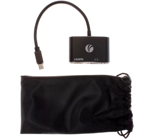 Кабель-переходник/ Кабель-переходник miniDisplayPort(M) ---> HDMI(F)+VGA(F)4K@30Hz VCOM Allum shell<CG646M-0.15> Кабель-переходник/ Кабель-переходник miniDisplayPort(M) ---> HDMI(F)+VGA(F)4K@30Hz VCOM Allum shell<CG646M-0.15>