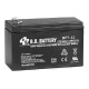 Батарея B.B. Battery серия BP, BP7-12, напряжение 12В, емкость 7Ач (разряд 20 часов), макс. ток разряда (5 сек.) 105А, макс. ток заряда 2.1A, свинцово-кислотная типа AGM, клеммы T2, ДxШxВ 151x65x98мм., вес 2.54кг., срок службы 10 лет/ B.B. Battery series