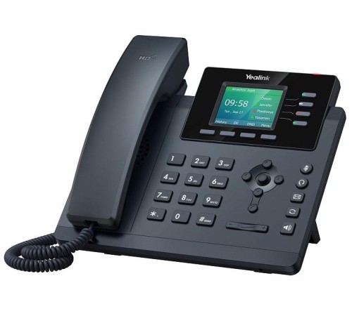 телефон YEALINK SIP-T34W, 4 аккаунта, Wi-Fi, USB, 2.4" цветной LCD-экран 2.4" 320х240, PoE, GigE, БП в компл.шт