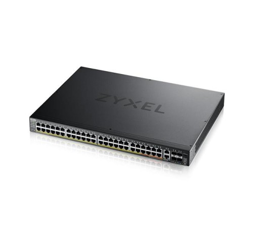 Коммутатор L3 Access коммутатор Zyxel NebulaFlex Pro XGS2220-54HP, rack 19", 48xRJ-45: 1G PoE+ (8 из них PoE++), 2xRJ-45: 1/2.5/5/10G PoE++, 4xSFP+, бюджет PoE 600 Вт