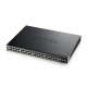 Коммутатор L3 Access коммутатор Zyxel NebulaFlex Pro XGS2220-54HP, rack 19", 48xRJ-45: 1G PoE+ (8 из них PoE++), 2xRJ-45: 1/2.5/5/10G PoE++, 4xSFP+, бюджет PoE 600 Вт
