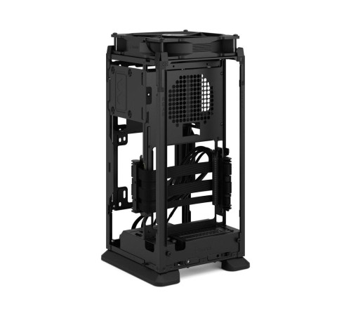 Корпус без блока питания/ Case Fractal Design Mood, Mini-Tower, 1x180mm, 2xUSB-A 3.0 + 1xUSB 3.2 Type-C, SFX PSU Support, mITX Black