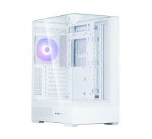 корпус ZALMAN P40 Prism, ATX, WHITE, WINDOW, 2x3.5", 3x2.5", 1xUSB TYPE-C, 2xUSB3.0, REAR 1x120mm ARGB