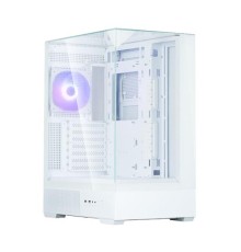 корпус ZALMAN P40 Prism, ATX, WHITE, WINDOW, 2x3.5", 3x2.5", 1xUSB TYPE-C, 2xUSB3.0, REAR 1x120mm ARGB