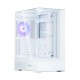 корпус ZALMAN P40 Prism, ATX, WHITE, WINDOW, 2x3.5", 3x2.5", 1xUSB TYPE-C, 2xUSB3.0, REAR 1x120mm ARGB