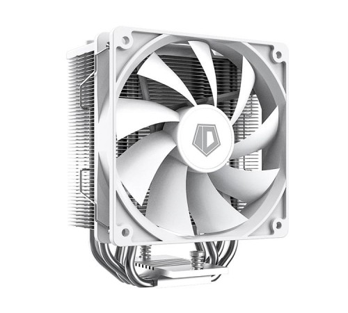 Кулер для процессора ID-COOLING SE-214-XT ARGB WHITE LGA1700/1200/115X/AM4 (16шт/кор, TDP 180W, PWM, 4 тепл.трубки прямого контакта, FAN 120mm, Addressable RGB LED, белый) RET