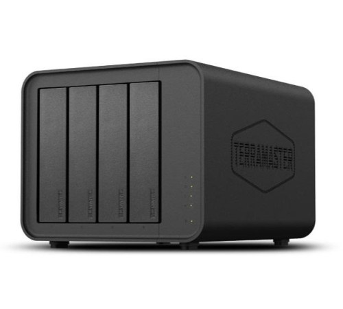 Система хранения данных TerraMaster F4-424 Pro tower NAS 8C 3,8Ghz/32Gb/TRAID,JBOD,RAID0,1,10,5,6/up to 4 HS SATA(3,5' or 2,5')/2xM.2 2280 NVMe/2xUSB3.2 /HDMI/2x2,5GbE RJ-45/iSCSI/1xPS/1YW