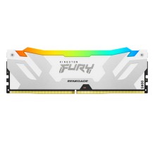 Память оперативная/ Kingston 16GB 8000MT/s DDR5 CL38 DIMM FURY Renegade RGB White XMP