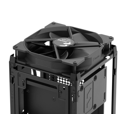 Корпус без блока питания/ Case Fractal Design Mood, Mini-Tower, 1x180mm, 2xUSB-A 3.0 + 1xUSB 3.2 Type-C, SFX PSU Support, mITX Light Gray