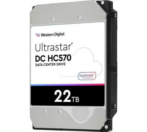Жесткий диск/ HDD WD SAS Server 22Tb Ultrastar DC HC570 7200 12Gb/s 512MB 1 year warranty