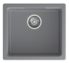Кухонная мойка GRANFEST GRANFEST Мойка URBAN 4550 подстольный монтаж 1-чаша 450*500мм, монтаж: универсальный, материал: кварц, цвет: темно-серый