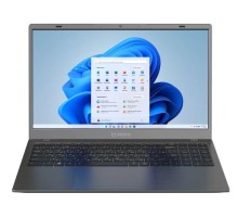 Ноутбук IRBIS GroovyBook 15 Core I5-1240P, 16GB+1Tb NVME SSD,15,6"LCD 1920*1080 IPS ,AX101 WIFI, Front camera: 2MP, TPM2.0, 7.7V 6000mha battery, TYPE C full function, with RJ45,Windows 11 Pro RUS,Grey