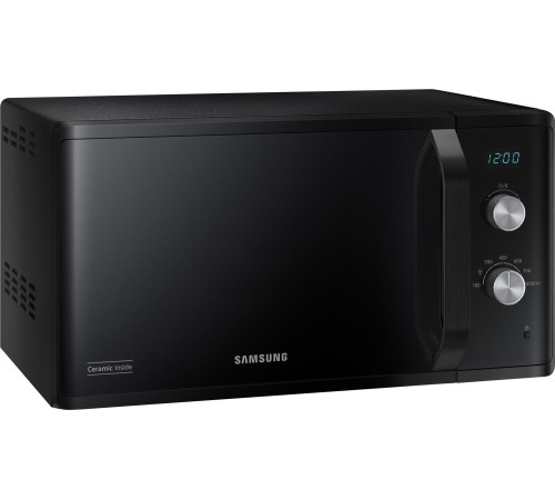 Микроволновые печи Samsung/ Микроволновая печь, 23л, БИОкерамика -10 лет гарантия, цвет чёрный, гриль, равномерное распределение микроволн, LED дисплей