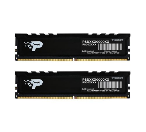 Оперативная память Patriot SL Premium DDR5 DIMM 32GB 4800MHz CL40 2*16GB 40-40-40-77 1.1V with HS