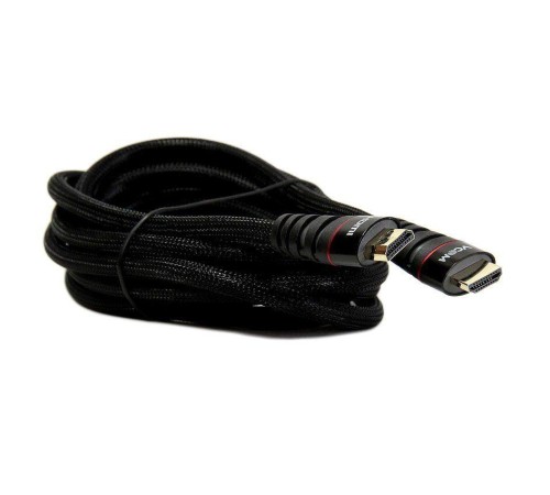 Кабель/ Кабель HDMI 19M/M ver. 2.0 черные коннекторы, 3m VCOM <CG526S-B-3M> Blister