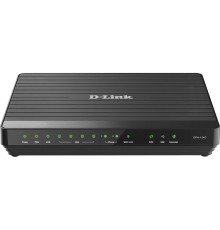 Маршрутизатор/ DPN-124G GPON ONT Wi-Fi N300 Router, GPON WAN, 4x1000Base-T LAN, 2x3.5dBi internal antennas, 2FXS+USB ports, Ethernet WAN support