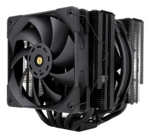 Кулер для процессора/ CPU Cooler Thermalright Frost Commander 140 Black (4-pin PWM, 158mm, Ni/CU, 8x5mm, 1x120mm+1x140mm, 82CFM/95.5CFM, 29.6dBA/30.2dBA, 1850RPM/1800RPM, S: 1700, 1200, 20XX, 115X, AM5, AM4)