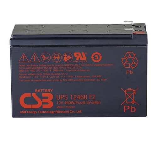 АКБ CSB Аккумуляторная батарея для ИБП (12V/9Ah) АКБ CSB Аккумуляторная батарея для ИБП (12V/9Ah)