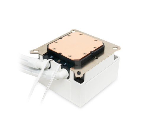 Водяное охлаждение для процессора/ Water Cooling System HSPD W1360 ARGB WHITE (300, 360mm, White, ARGB/ Fans: 3x120mm, 71CFM, 27dBA, 1800RPM/ Pump height 62mm, 30dBA, 2500RPM, Rad thickness 27mm/ S: 1851, 1700, 1200, 20XX, 115X, AM5, AM4)