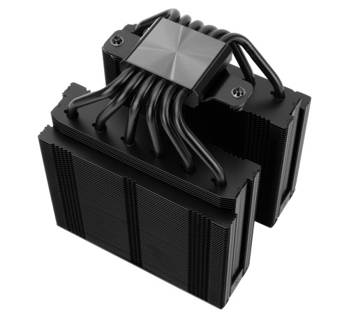 Кулер для процессора/ CPU Cooler Thermalright Royal Pretor 130 Black (4-pin PWM, 158mm, Ni/Cu, 6x6mm, 1x120+1x130mm, 80.45CFM/81.88CFM, 29.4dBA/28.3dBA, 2150PM/1750RPM, S: 1200, 1700, 1851, 2011, 2066, 115X, AM4, AM5, black) Кулер для процессора/ CPU Cooler Thermalright Royal Pretor 130 Black (4-pin PWM, 158mm, Ni/Cu, 6x6mm, 1x120+1x130mm, 80.45CFM/81.88CFM, 29.4dBA/28.3dBA, 2150PM/1750RPM, S: 1200, 1700, 1851, 2011, 2066, 115X, AM4, AM5, black)