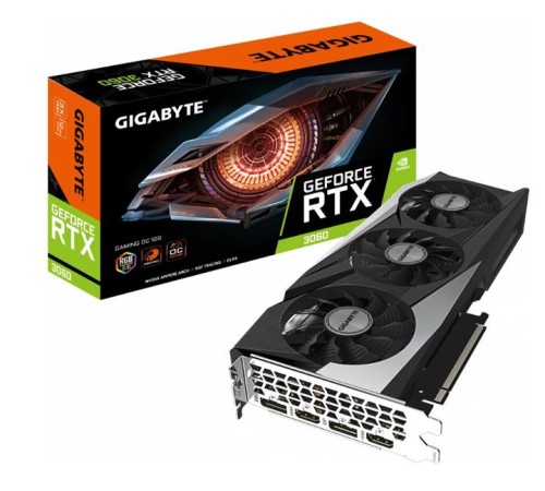 Видеокарта GIGABYTE RTX3060 GAMING OC 12GB //RTX3060, HDMI*2, DP*2, 12G,D6 Видеокарта GIGABYTE RTX3060 GAMING OC 12GB //RTX3060, HDMI*2, DP*2, 12G,D6