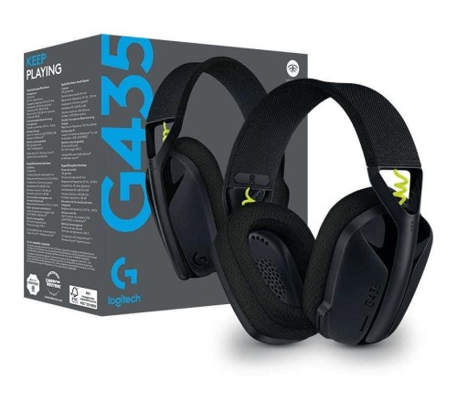 Гарнитура беспроводная игровая Logitech G435 Black (арт. 981-001053, M/N: A00149, A00150) Гарнитура беспроводная игровая Logitech G435 Black (арт. 981-001053, M/N: A00149, A00150)