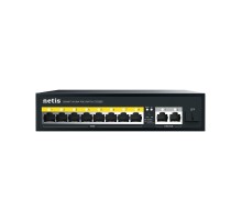 Коммутатор/ Коммутатор Netis P110GH (L2) 8x100Мбит/с 2x1Гбит/с 1SFP 8PoE 8PoE+ 120W неуправляемый