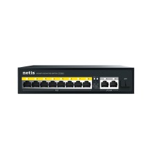 Коммутатор/ Коммутатор Netis P110GH (L2) 8x100Мбит/с 2x1Гбит/с 1SFP 8PoE 8PoE+ 120W неуправляемый