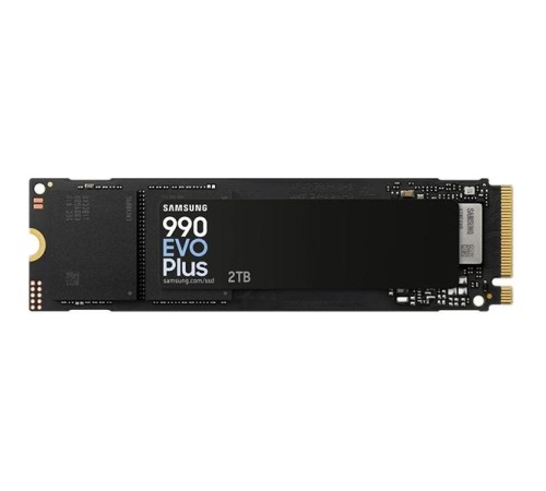 Твердотельный накопитель SSD M.2 (PCI-E NVMe 2.0 Gen 4.0 x4) 2Tb Samsung 990 EVO plus (R7250/W6300MB/s) 1year