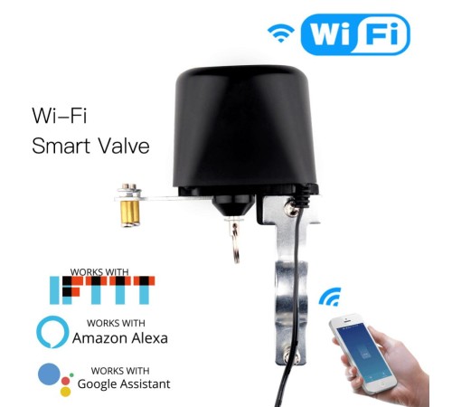 Клапан перекрытия воды и газа Moes Wi-Fi (Вскрытая упаковка) Клапан перекрытия воды и газа Moes Wi-Fi (Вскрытая упаковка)