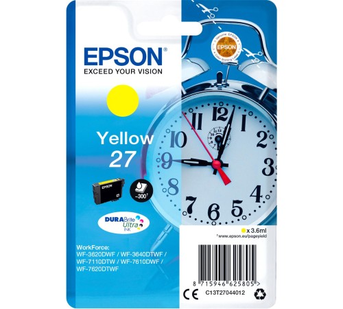 Картридж/ Epson I/C Yellow WF7110/7610/7620 Картридж/ Epson I/C Yellow WF7110/7610/7620