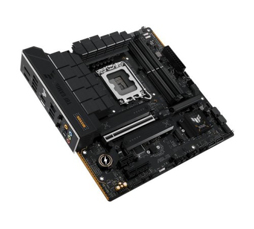 Материнская плата ASUS TUF GAMING B760M-PLUS WIFI II, LGA1700, B760, 4*DDR5, 4*SATA, 3*M.2, 3*USB 3.2, 4*USB 2.0, Type-C, 1*PCIx16, 1*PCIx4, 1*PCIx1, DP+HDMI, mATX; 90MB1HE0-M0EAY0