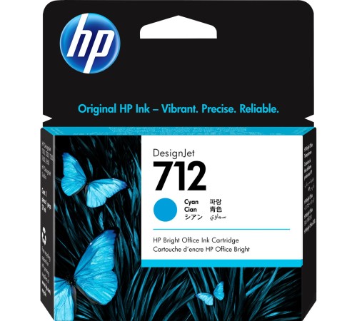 Картридж/ HP 712 29-ml Cyan DesignJet Ink Cartridge Картридж/ HP 712 29-ml Cyan DesignJet Ink Cartridge