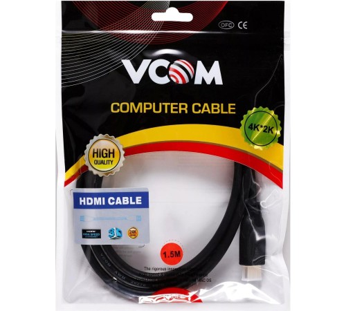 Кабель/ Кабель HDMI-19M --MiniHDMI-19M ver 2.0 1.5m  VCOM <CG583-1.5M>