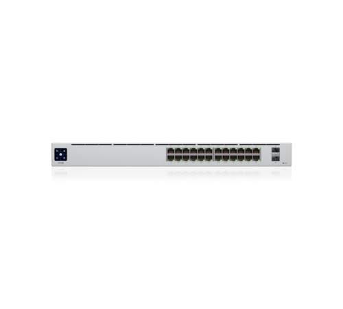 Коммутатор/ 24-port, Layer 2 PoE switch with a fanless cooling system.95W total PoE availability