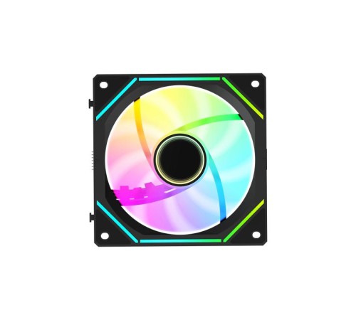 Вентилятор для корпуса Ocypus Gamma F12 UNI BK ARGB 3 IN 1, 3x120x120x25mm, 4-PIN PWM, 800-1800 RPM, 31 DBA MAX, HYDRO BEARING