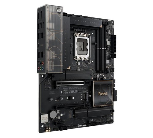 Материнская плата ASUS PROART B760-CREATOR, LGA1700, B760, 4*DDR5, 4*SATA, 3*M.2, 4*USB 3.2, 4*USB 2.0, Type-C, 2*PCIx16, 1*PCIx1, DP+HDMI, ATX; 90MB1F20-M1EAY0