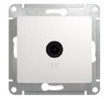 GLOSSA TV РОЗЕТКА оконечная 1DB, механизм, БЕЛЫЙ