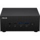 платформа для ПК/ Asus MINI PC BAREBONE Ultra-compact Intel Core i5-13500H Processor, 35W TDP, Iris Xe Graphics, 2xDDR5 SO-DIMM (Max.32GBx2), 1xM.2 2280 PCIe Gen4x4 (support 256GB-2TB), 1x2.5" SATA 6Gb/s (supports 1TB), 2xUSB 3.2 Gen2 Type-C, 3xUSB 3