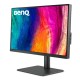 Мониторы/ Benq PD2705U 27'', 3840x2160, IPS,  60Hz, 1200:1, 350cd, 5ms, HDMI, DP; 3*USB 3.0, USB C*65W, Thunderbolt 3, Speakers, Height adj 110, Pivot, 100% sRGB, Flicker-free;Low Blue Light, Calibration Report, 3Y, Grey